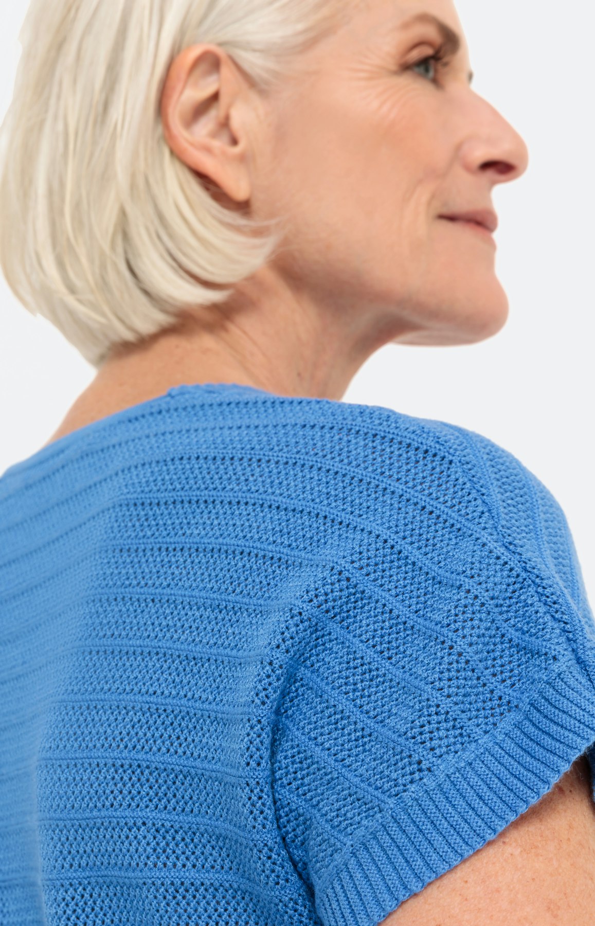Slip-over met een V-hals