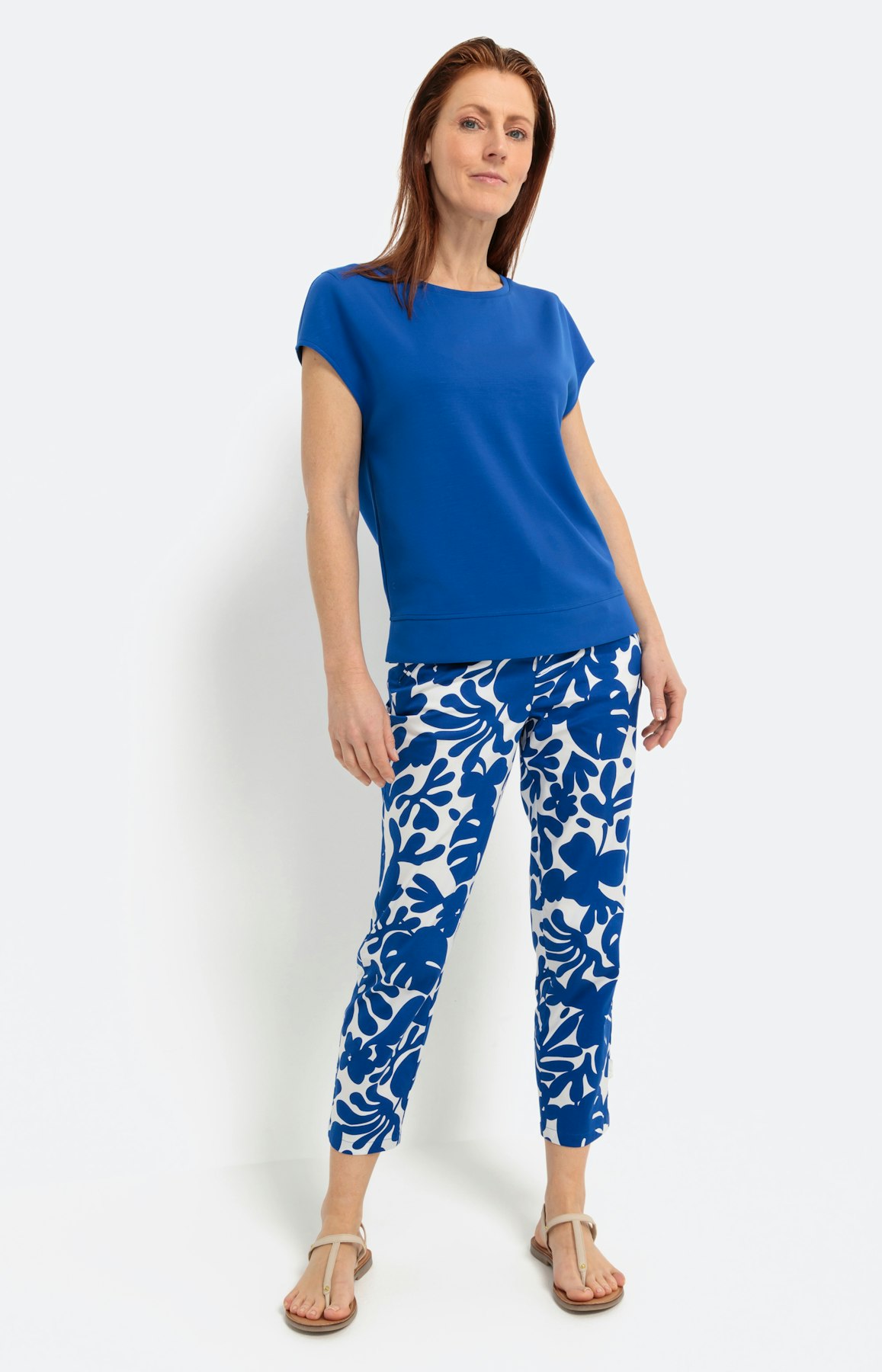 Scuba-Sweatshirt mit kurzem Ärmel