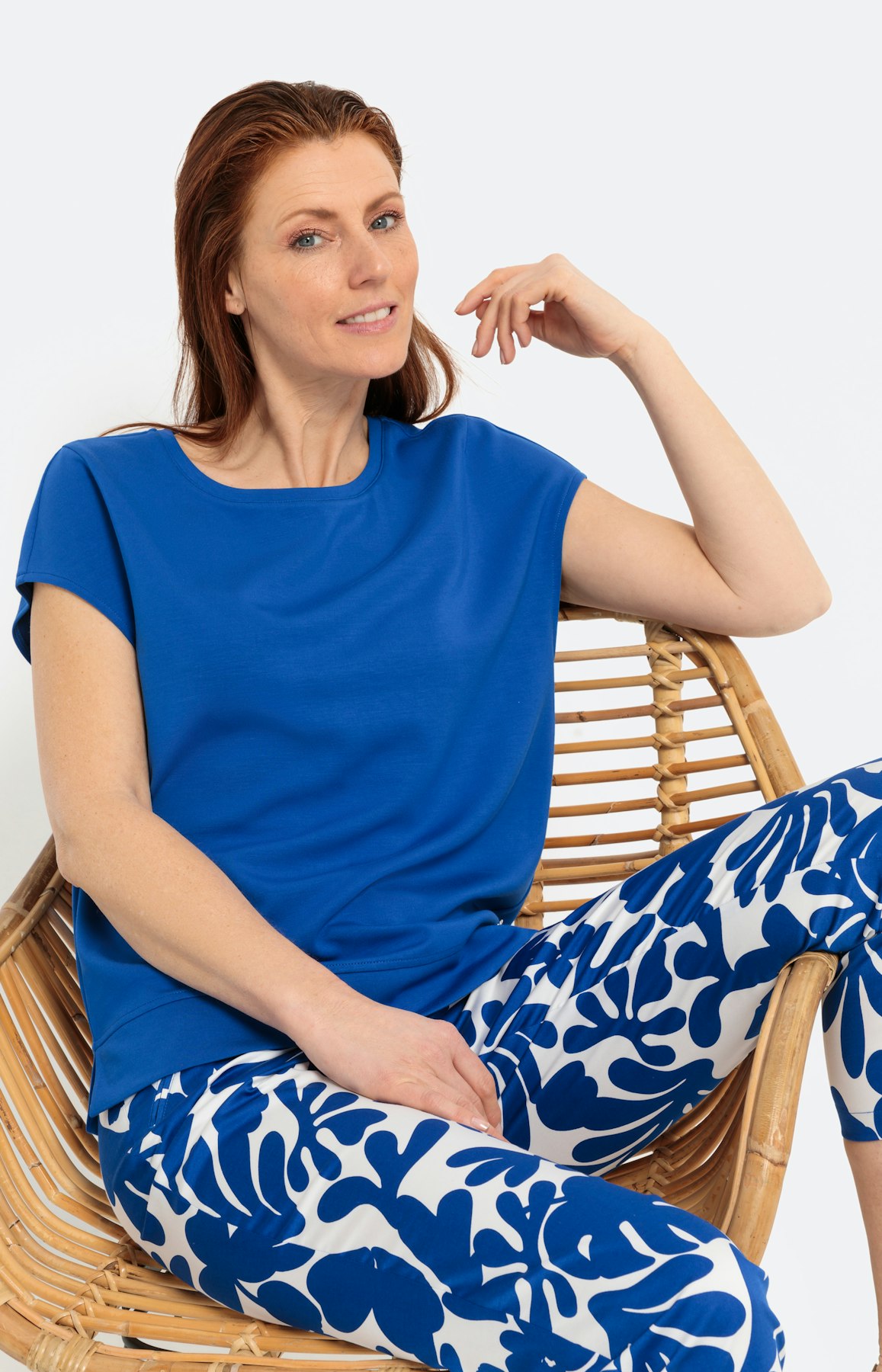 Scuba-Sweatshirt mit kurzem Ärmel