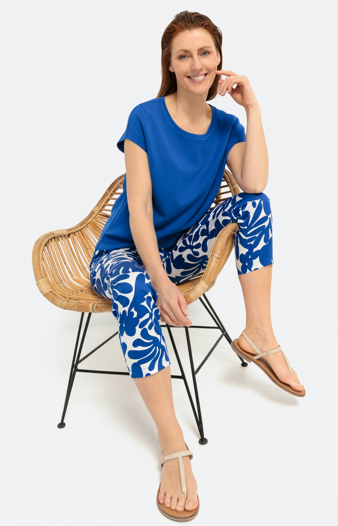 Scuba-Sweatshirt mit kurzem Ärmel