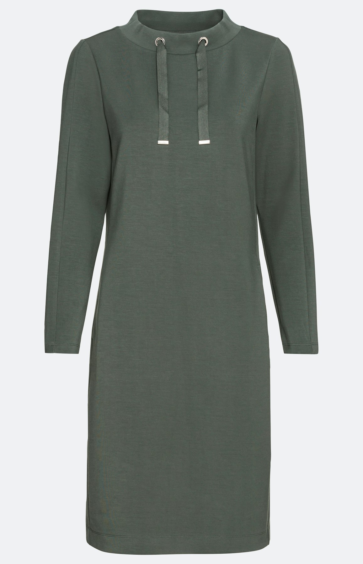 Sweatshirt jurk, uni olive