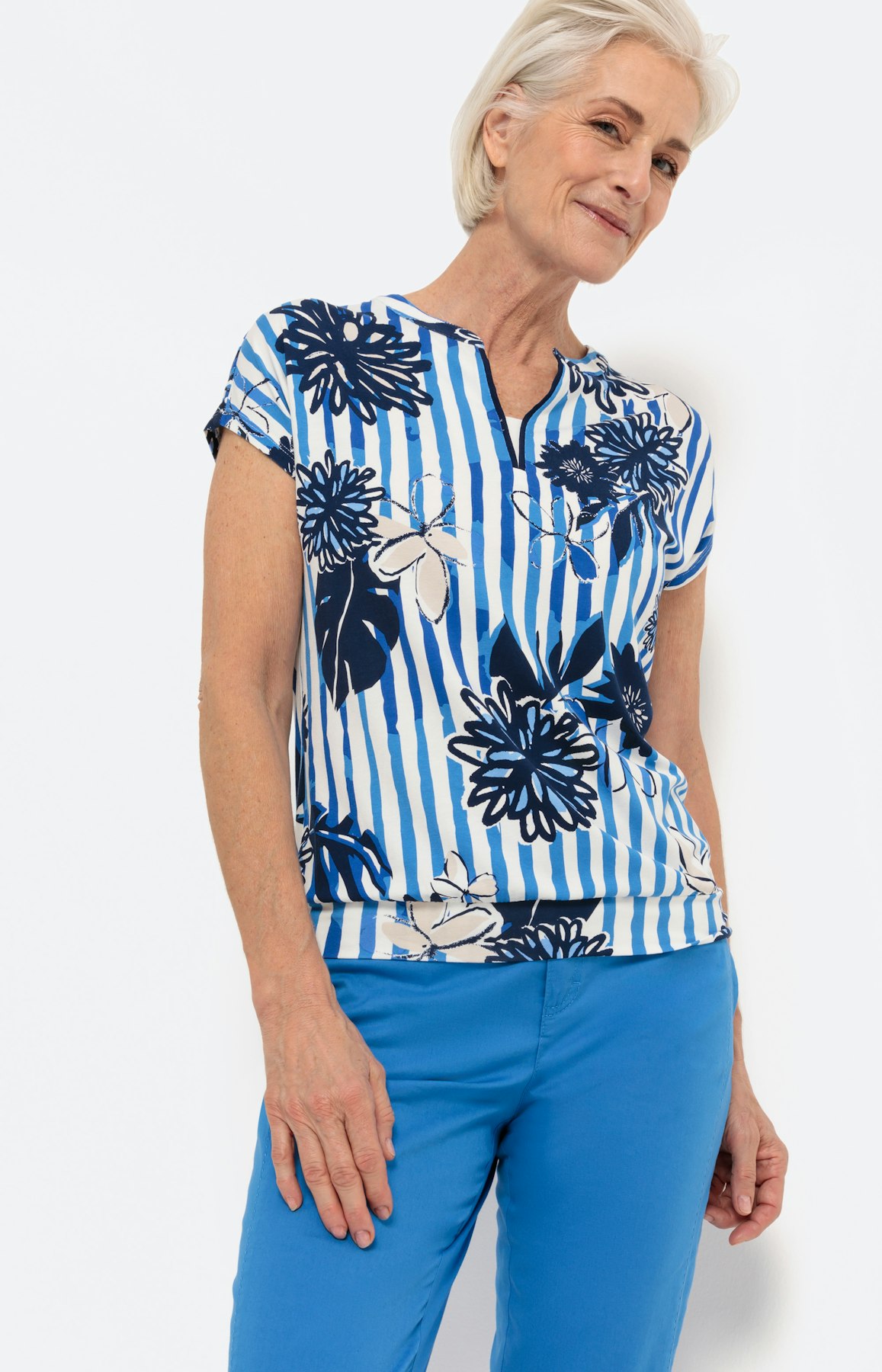 T-shirt met korte mouwen en print