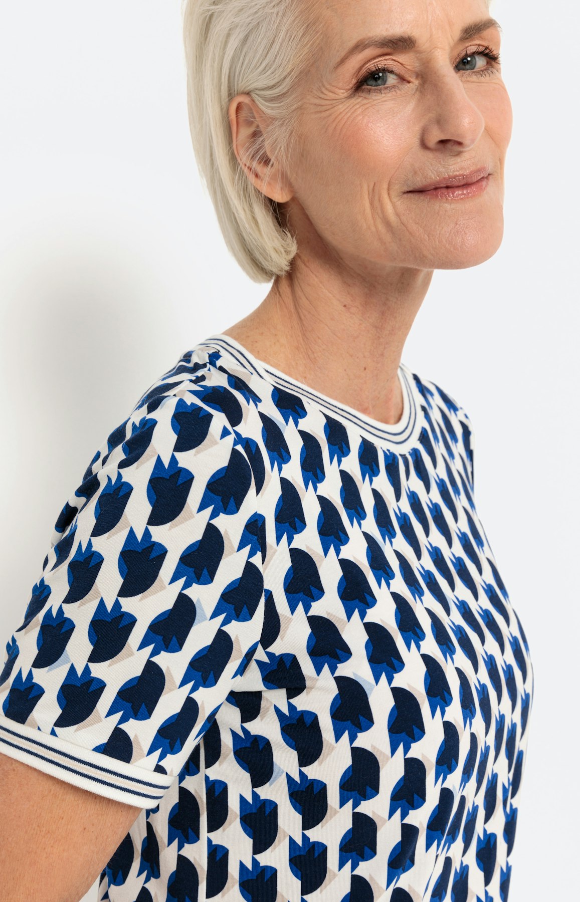 T-shirt met grafisch dessin & korte mouw