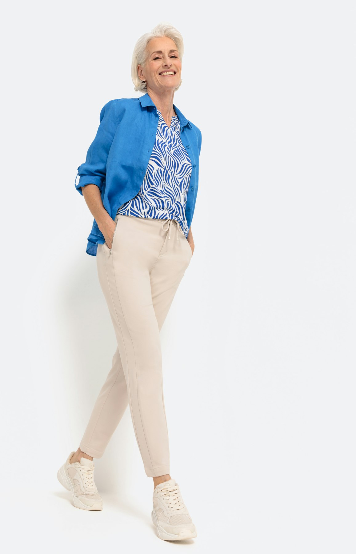 Gedessineerd T-shirt met korte mouwen