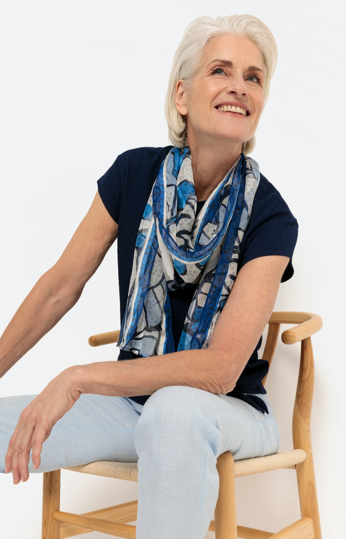 Sjaal met all-over motief