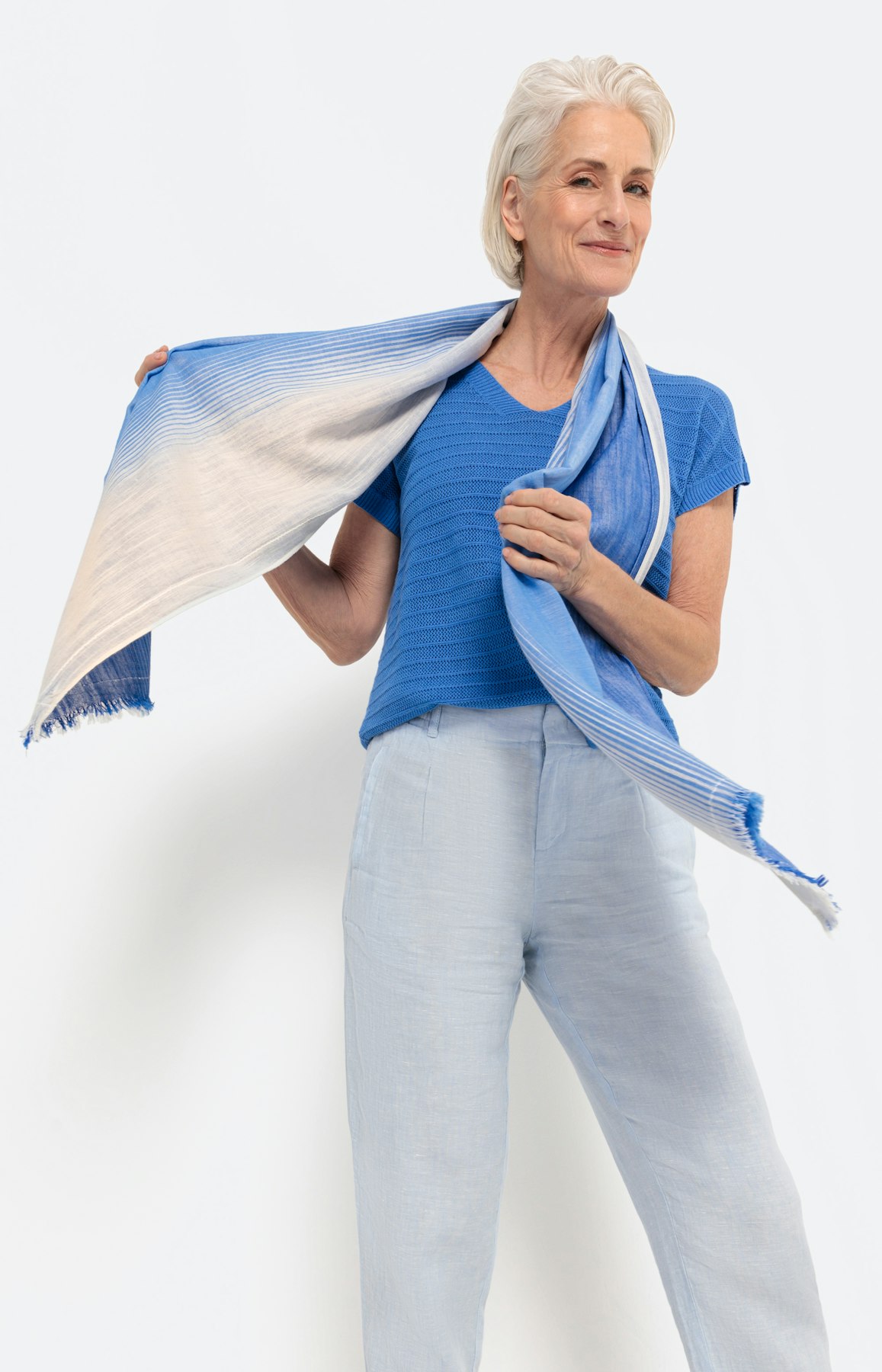 Sjaal in kleurverloop