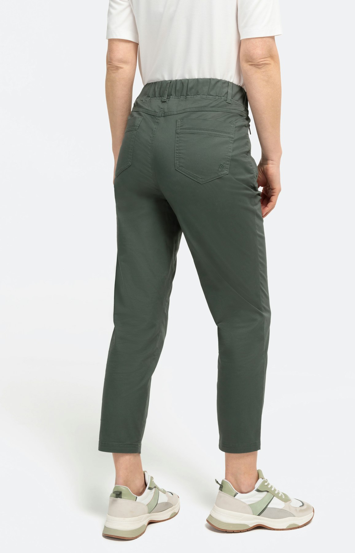 Broek van twill, olive