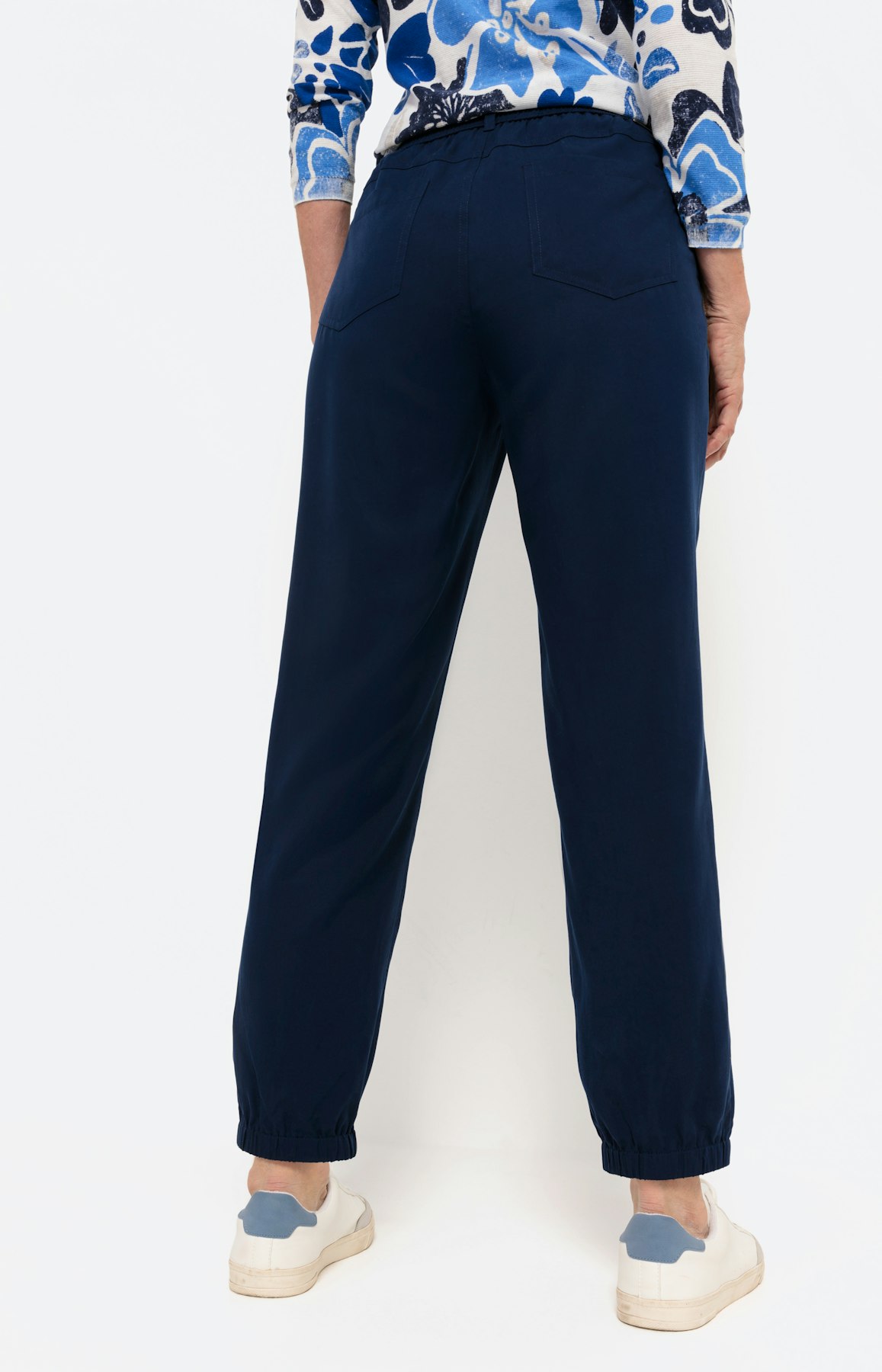 Lichte lyocell broek, blauw