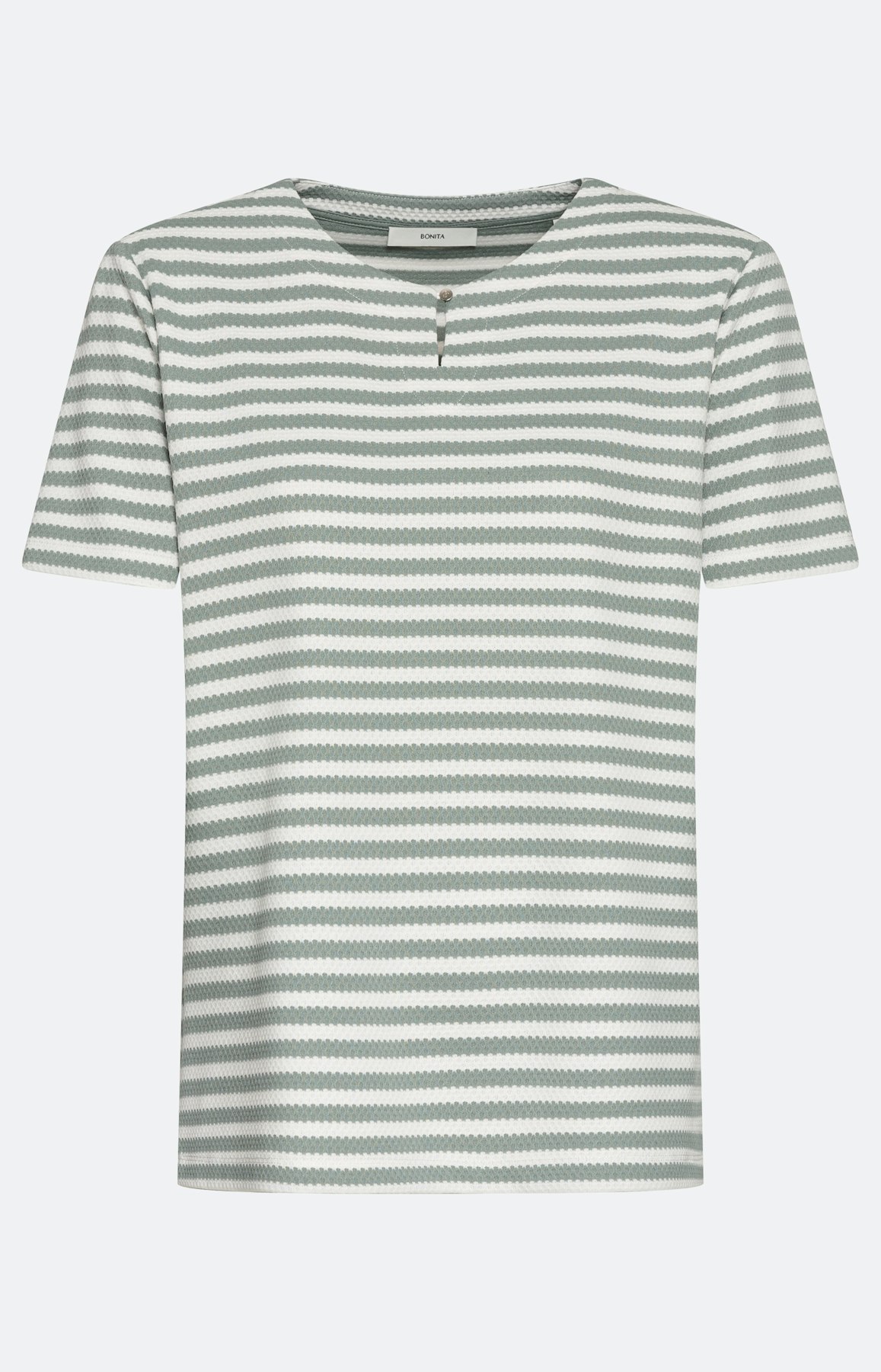 Kurzärmliges Shirt mit Streifenmuster