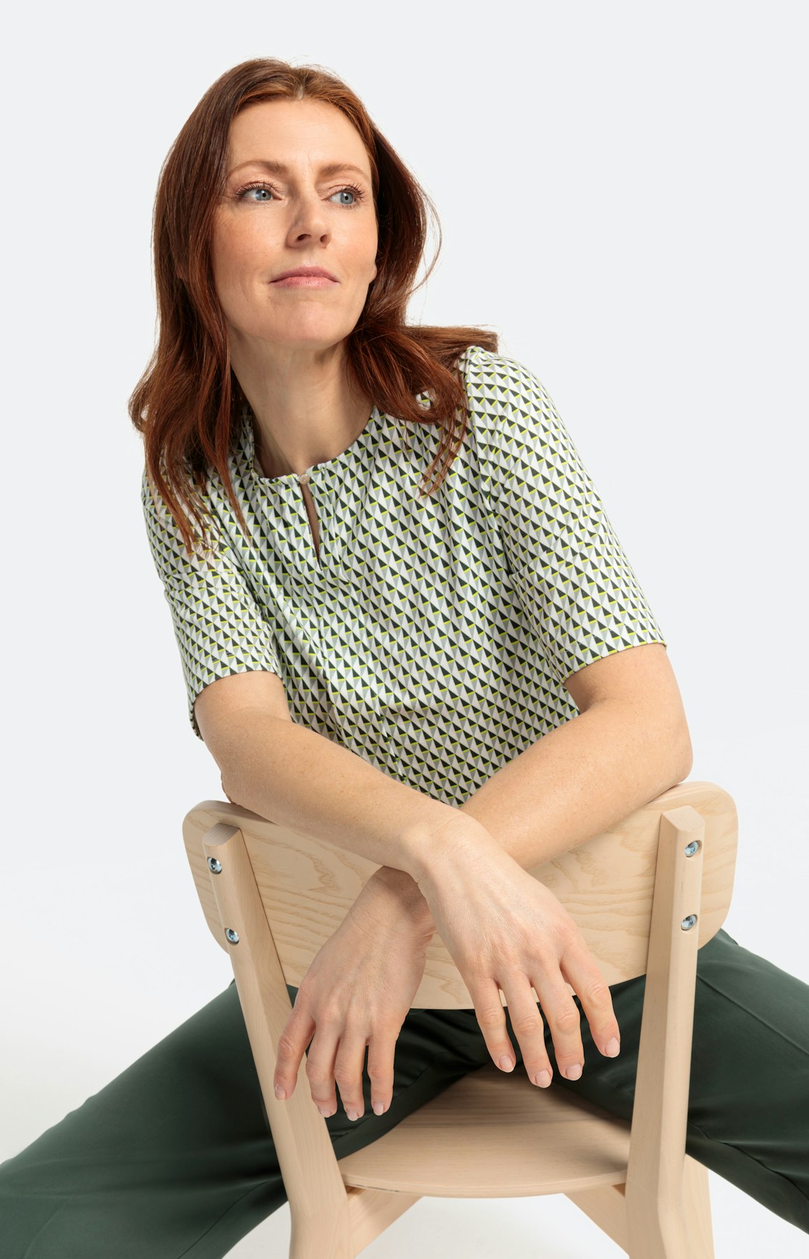 T-shirt met korte mouwen & minimal-print