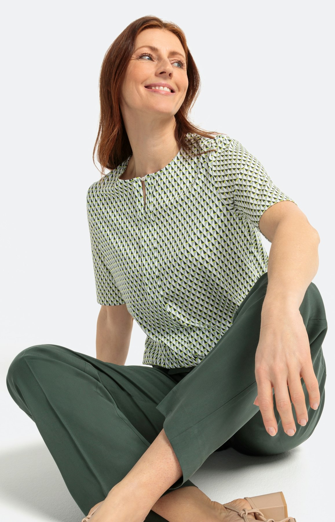 T-shirt met korte mouwen & minimal-print