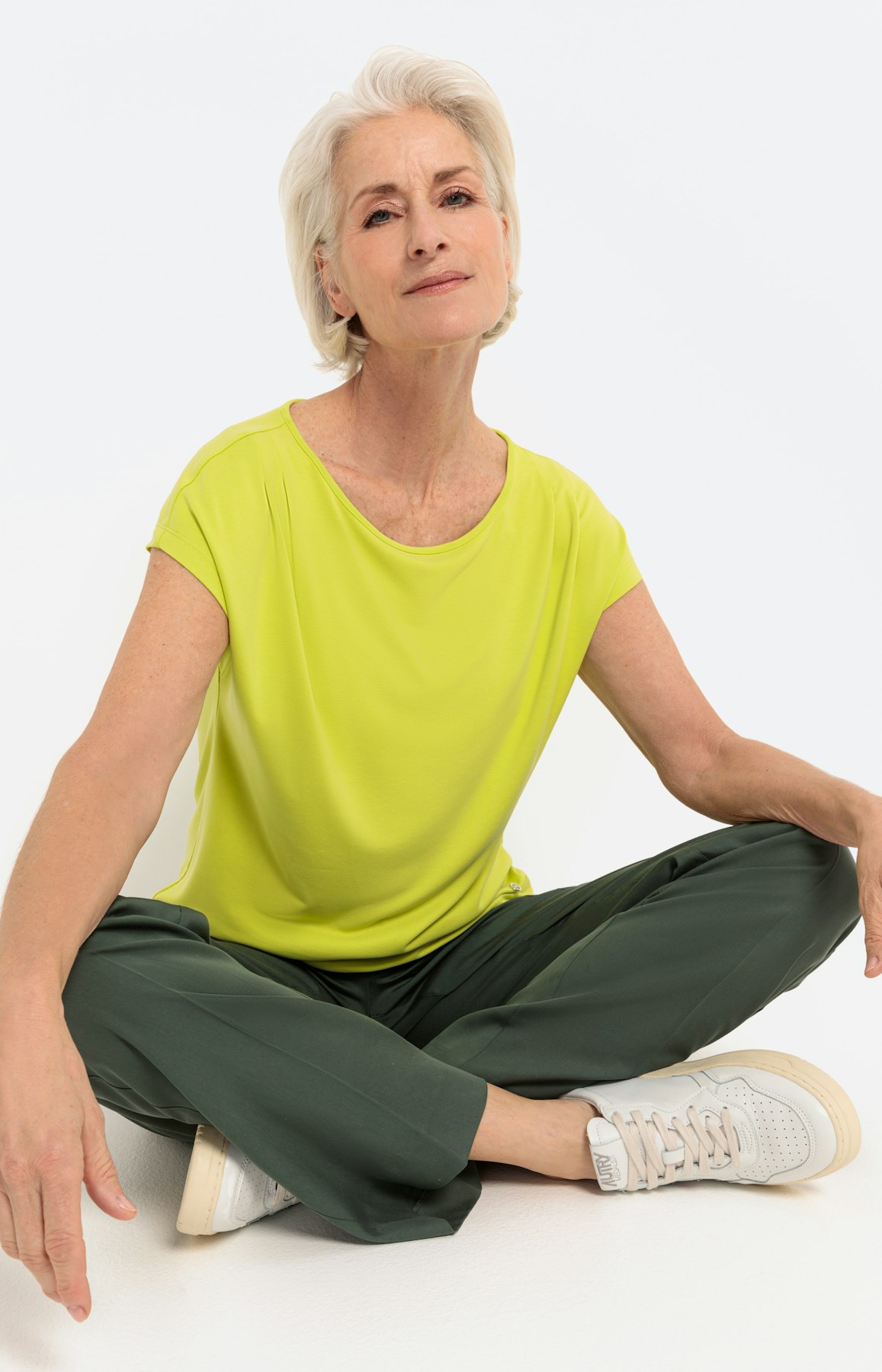 Soepel shirt met korte mouwen