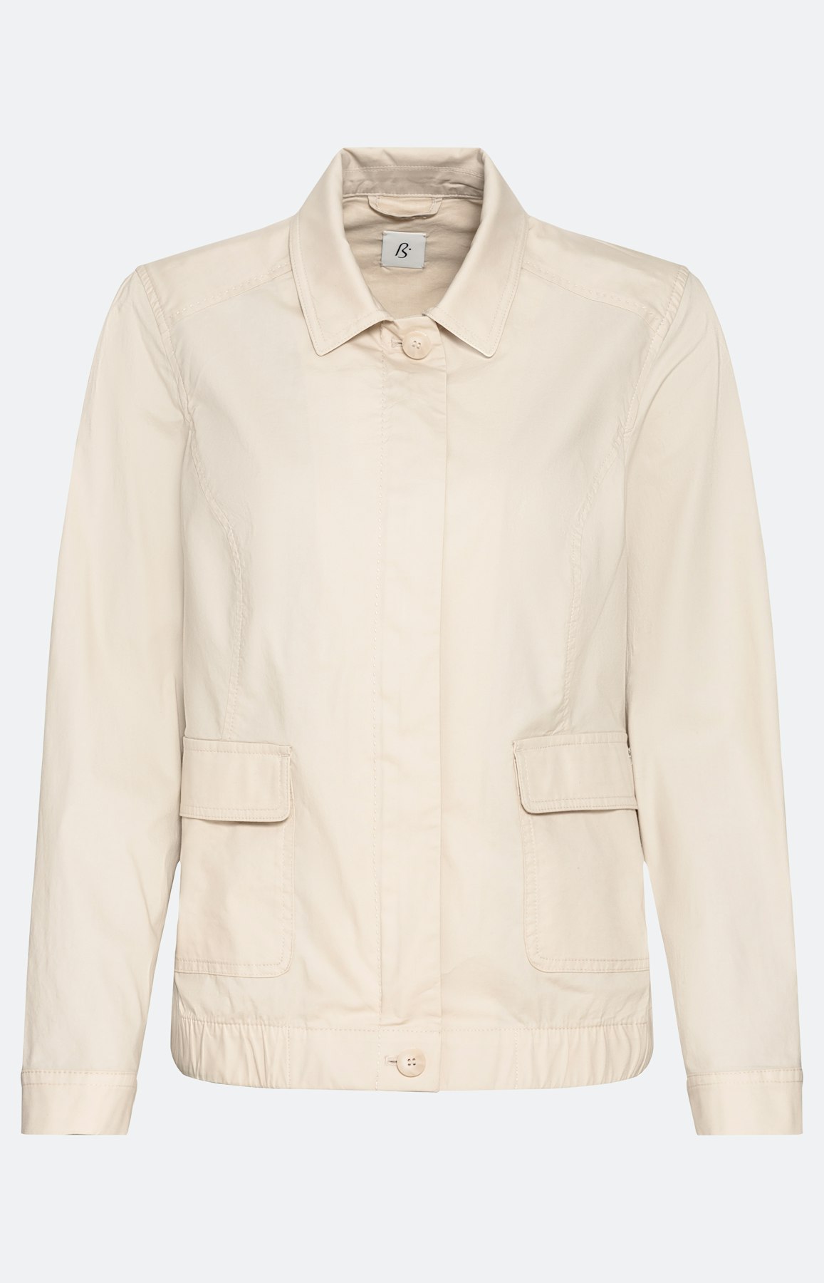 Papertouch-blazer met kraag