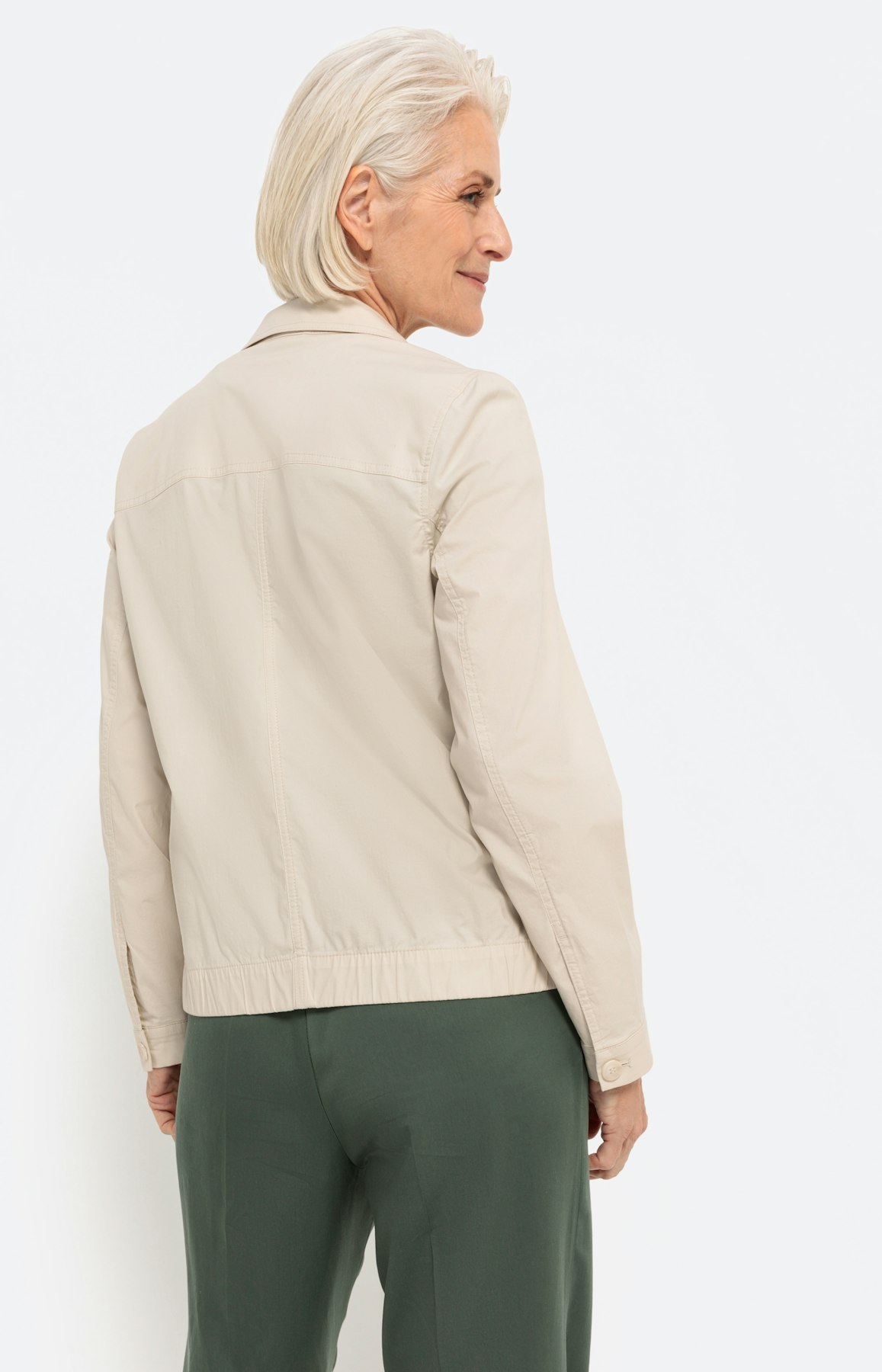 Papertouch-blazer met kraag