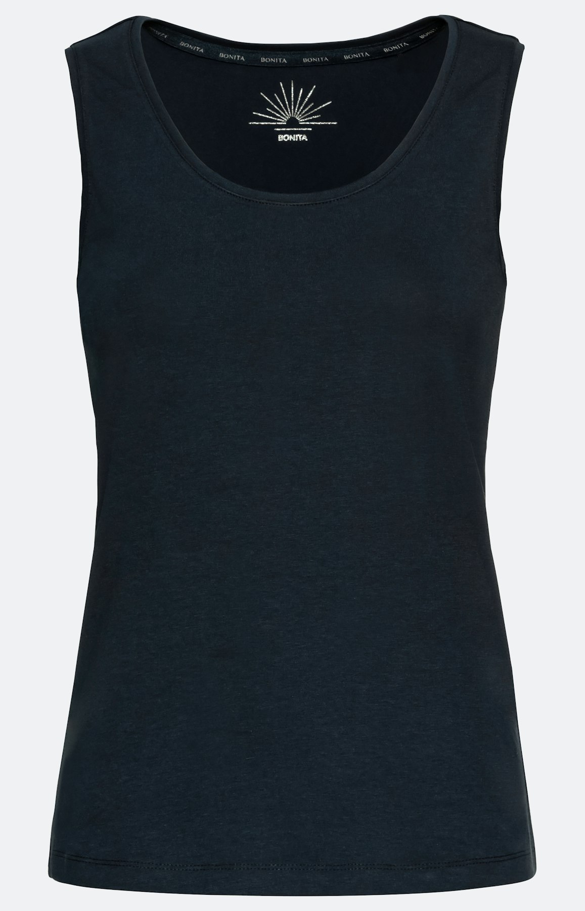 Basic Bio Baumwoll- Top, tintenblau