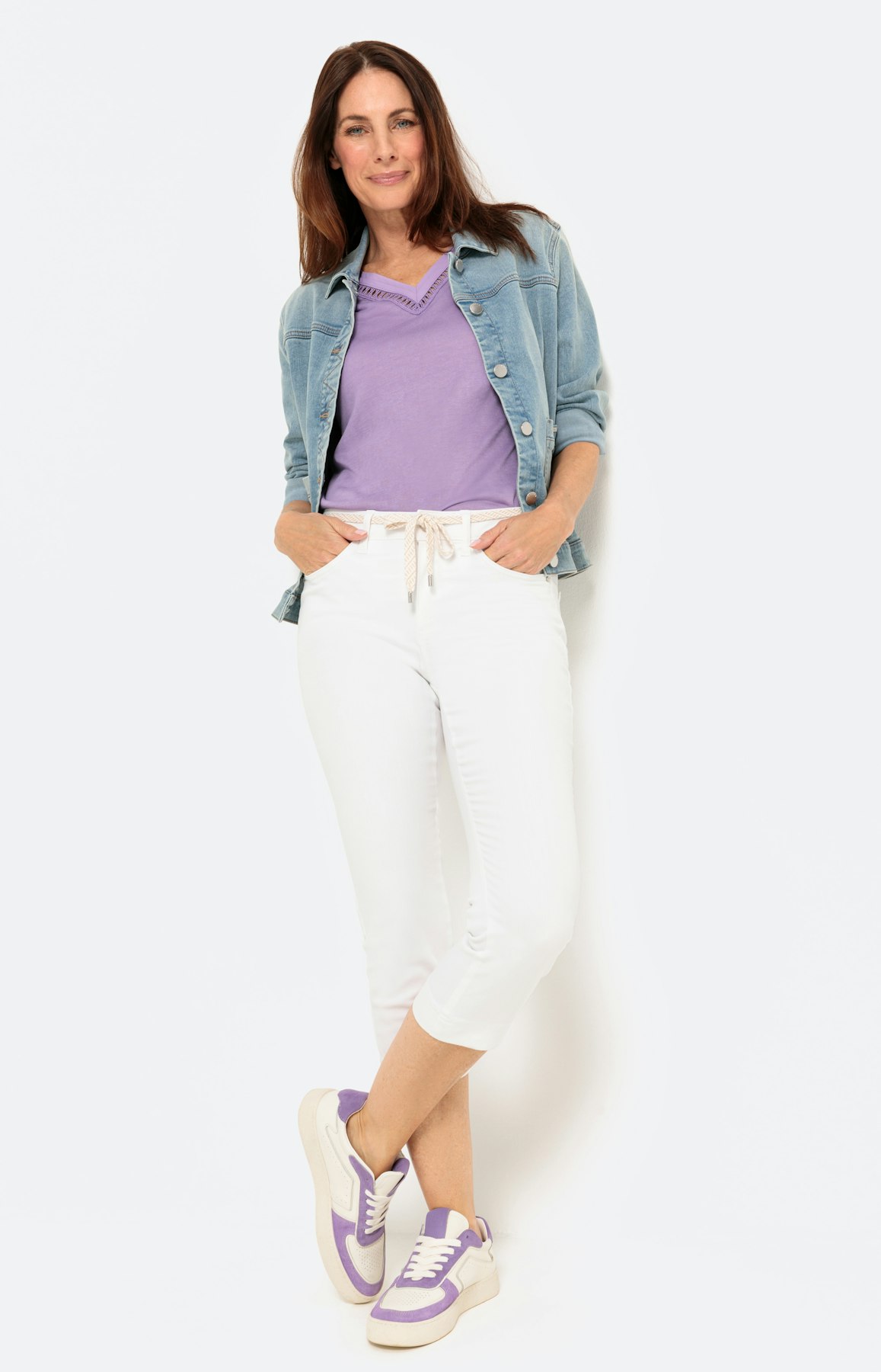 Soepel shirt met korte mouwen