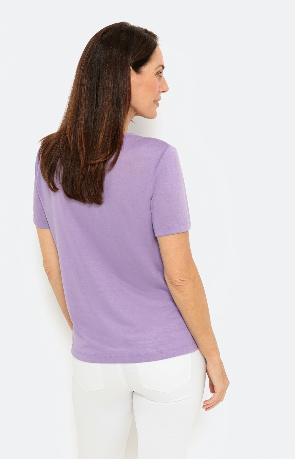 Soepel shirt met korte mouwen