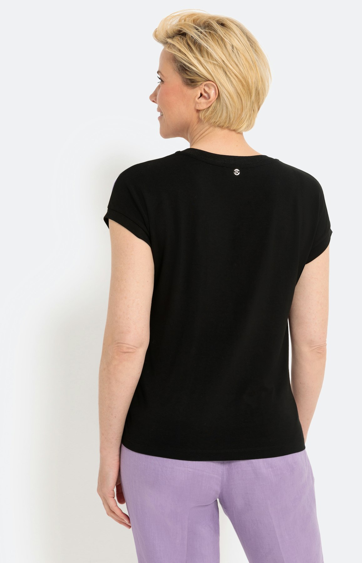 Shirt mit Frontprint und Kurzarm