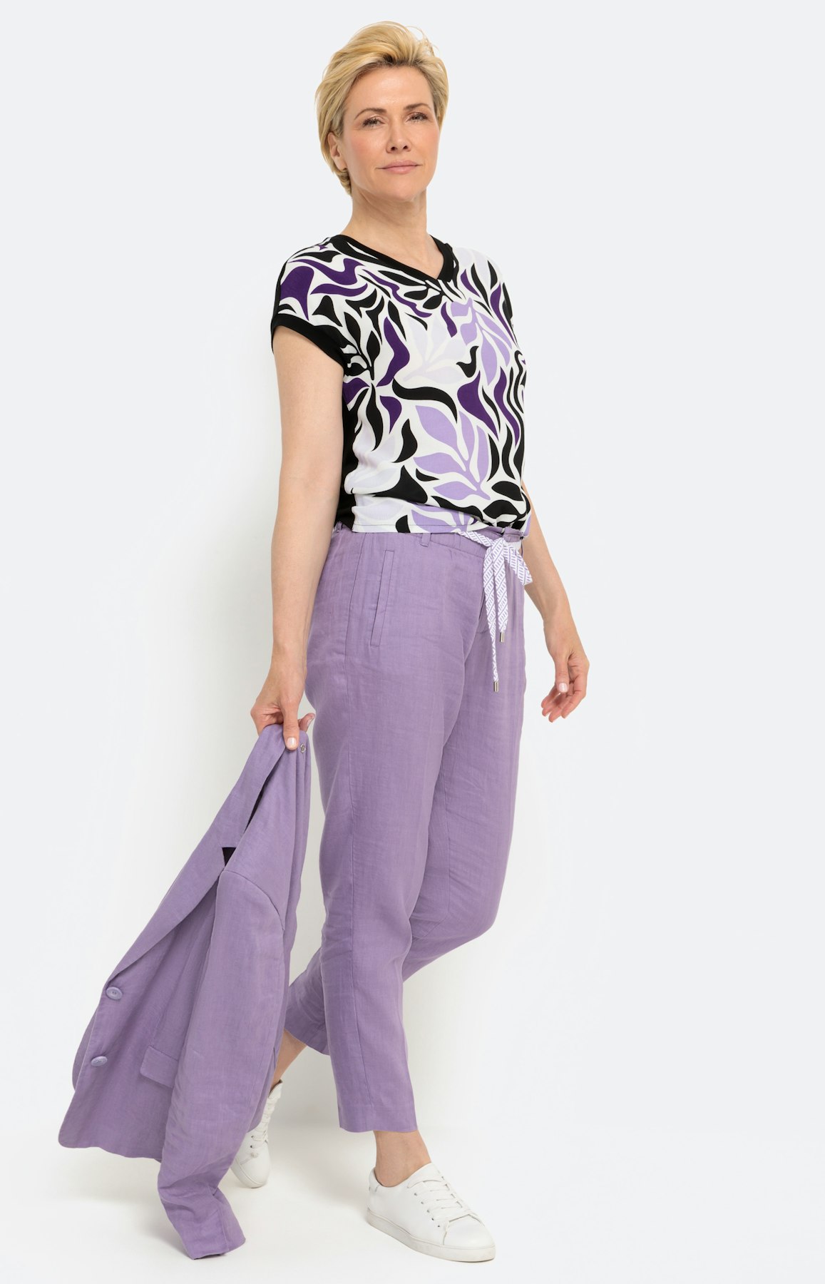 Shirt mit Frontprint und Kurzarm