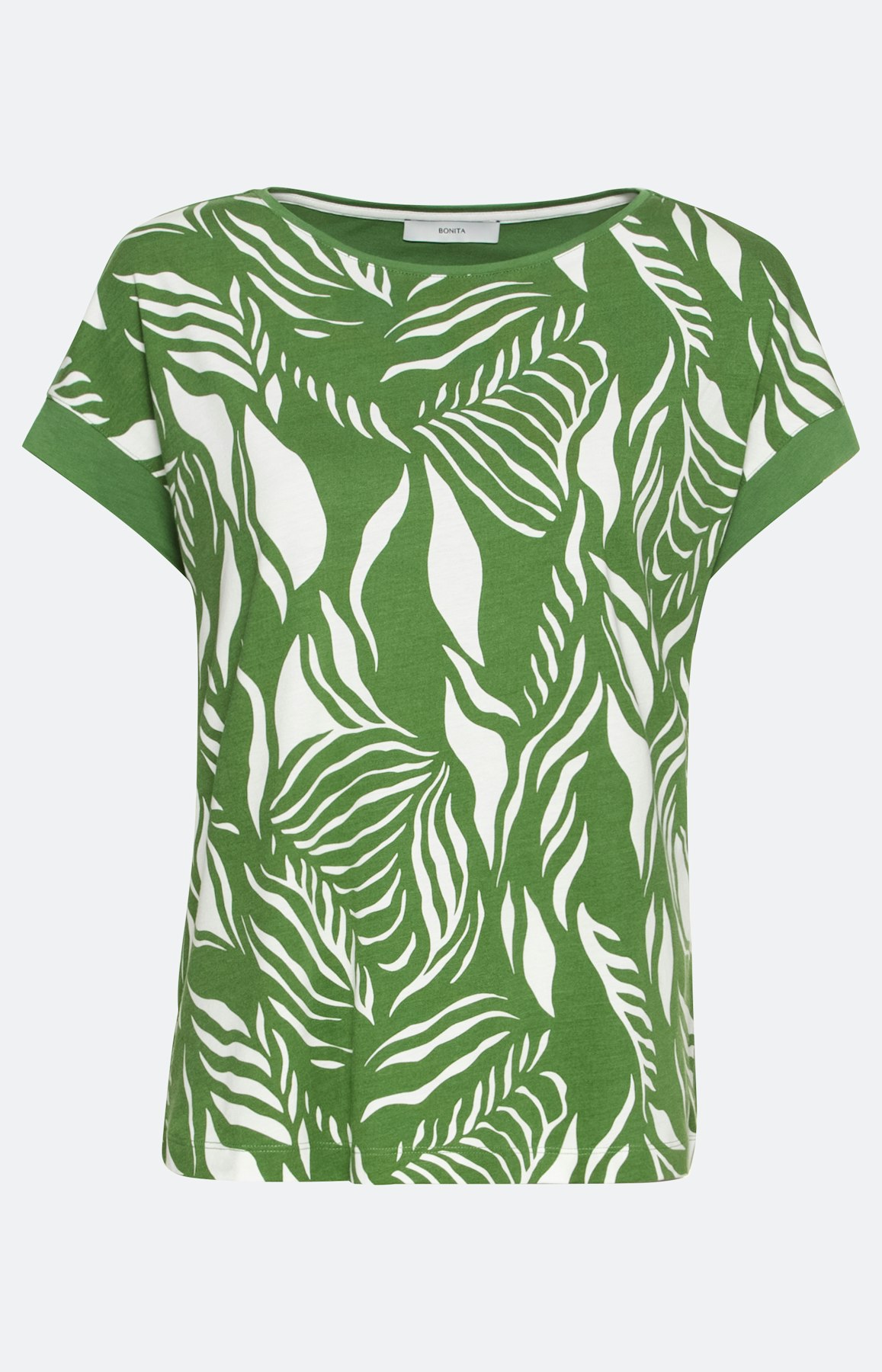 T-Shirt mit Frontprint, grün