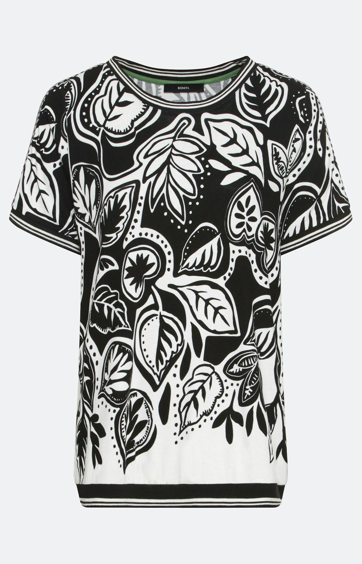 Gedessineerd T-shirt met korte mouwen