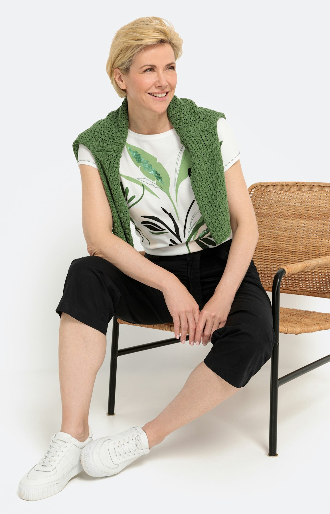 T-shirt met korte mouwen en print