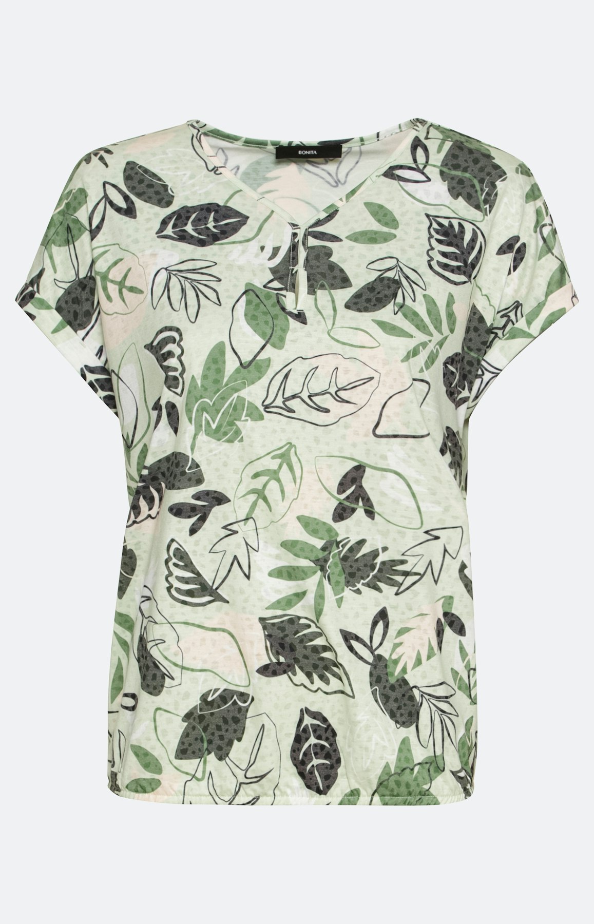 Bedrucktes Shirt mit kurzem Arm