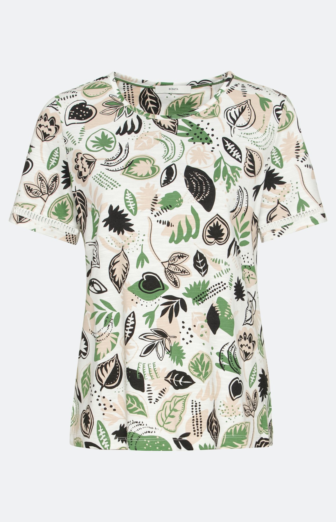 Gemustertes Shirt mit kurzem Ärmel