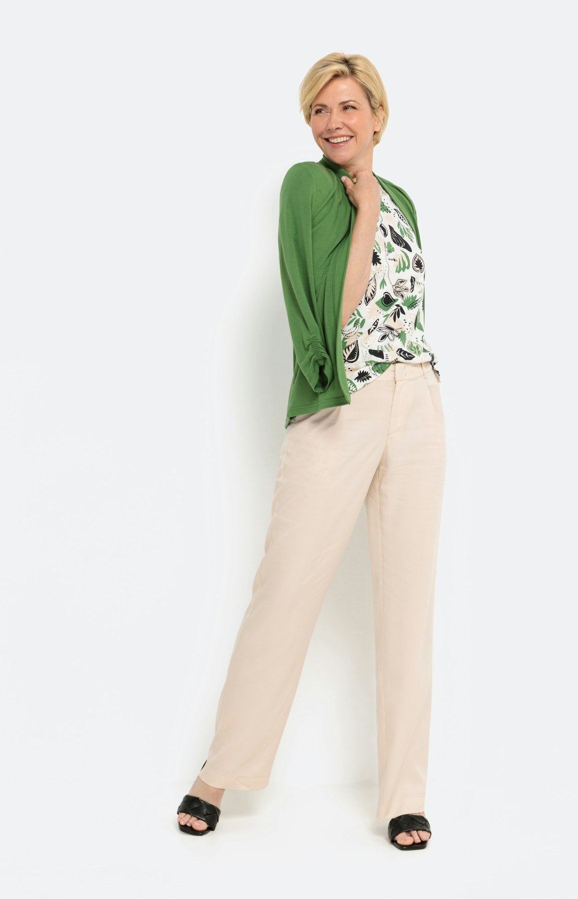 Gemustertes Shirt mit kurzem Ärmel