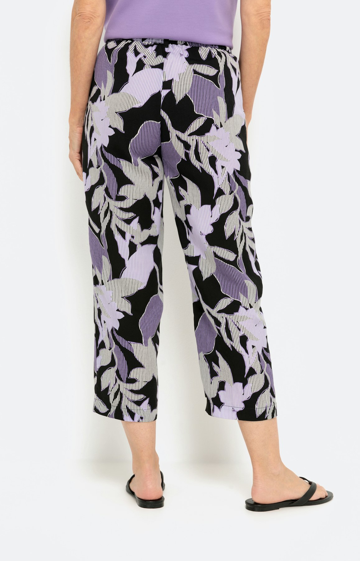 Floral gemusterte Culotte