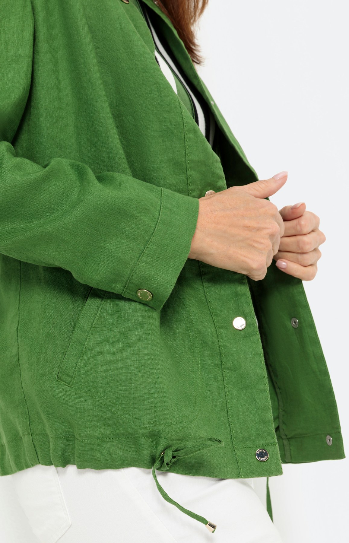 Sportieve blazer van linnen