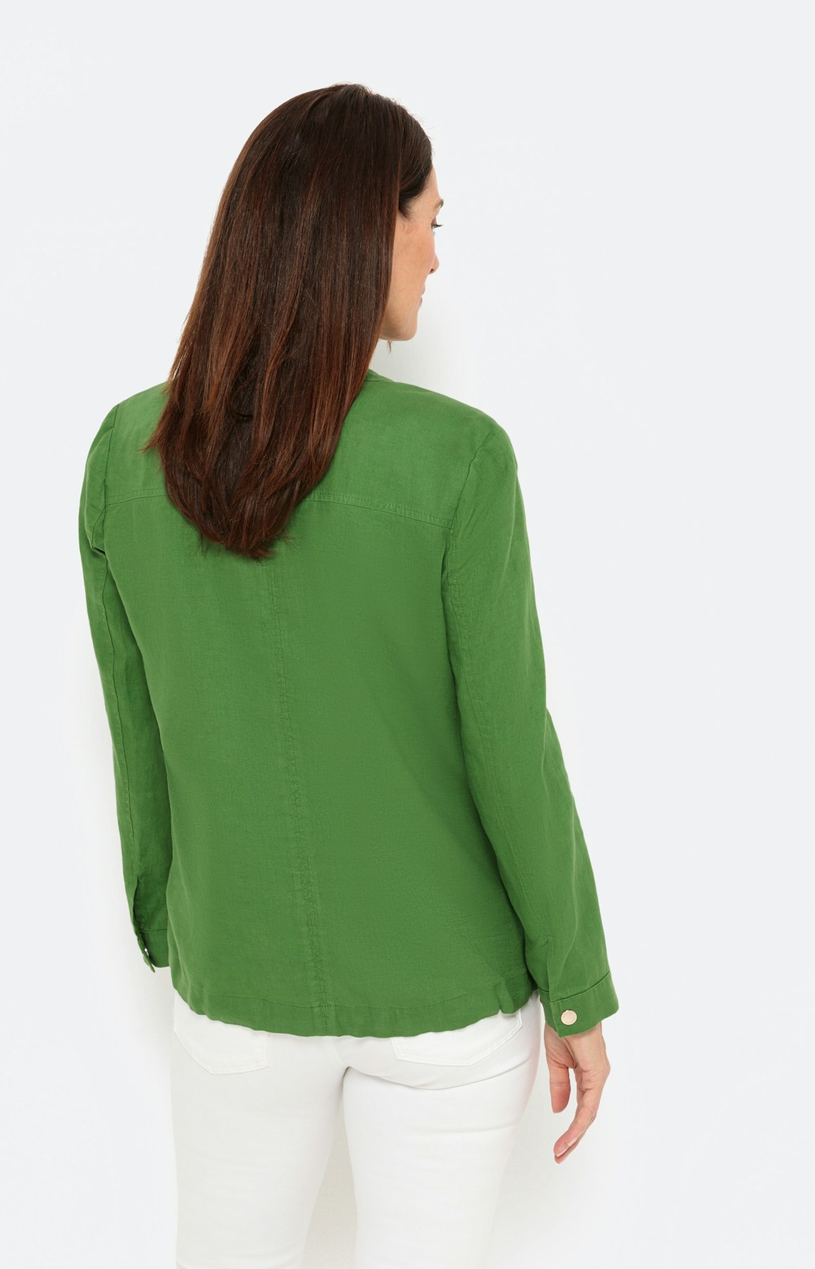 Sportieve blazer van linnen