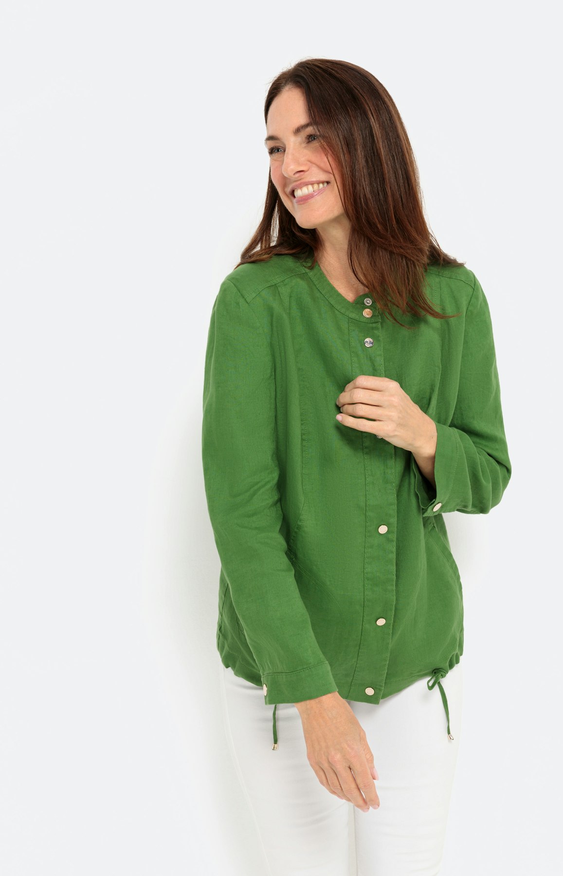 Sportieve blazer van linnen