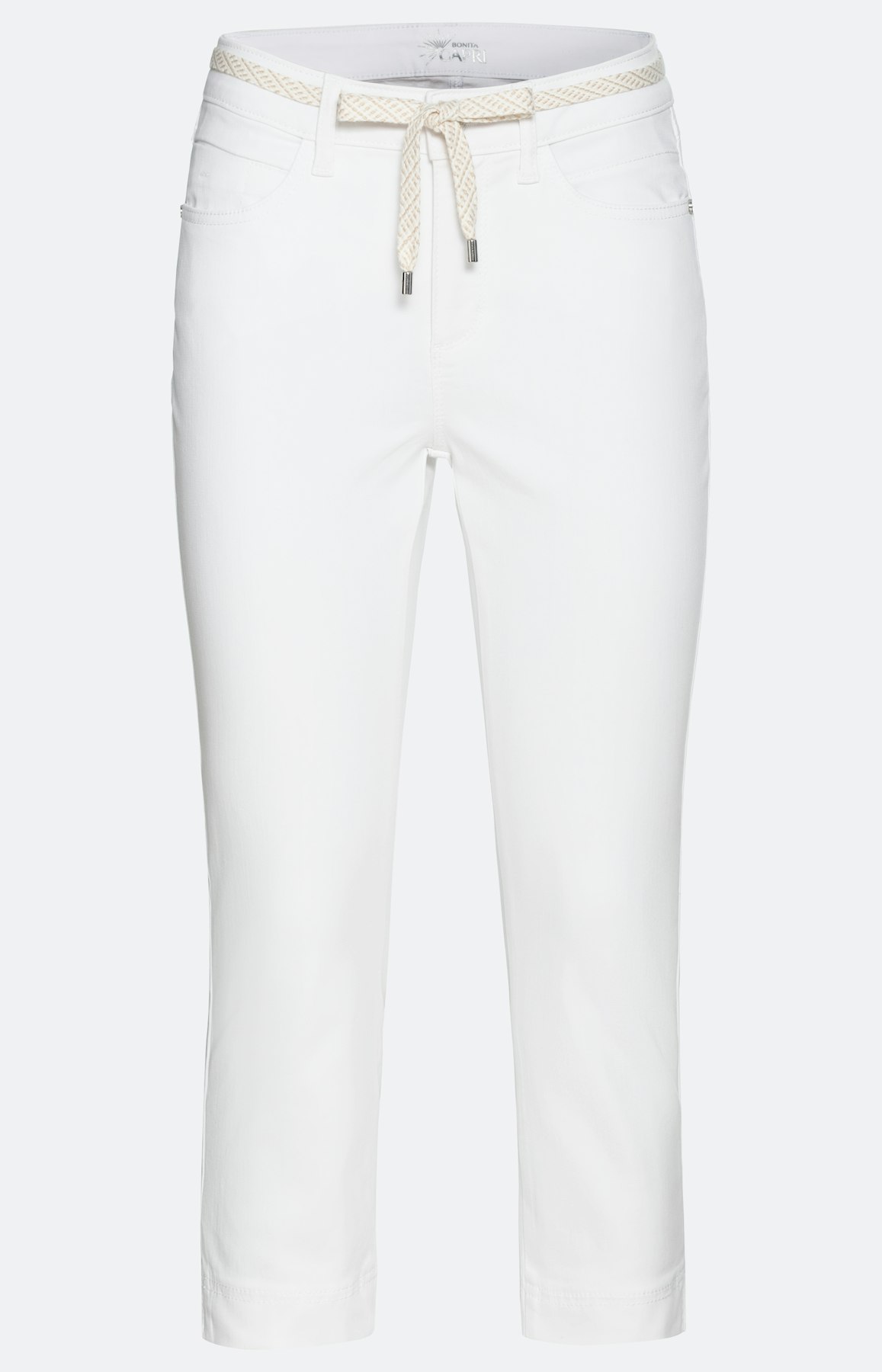 Denim-capribroek 22 inch