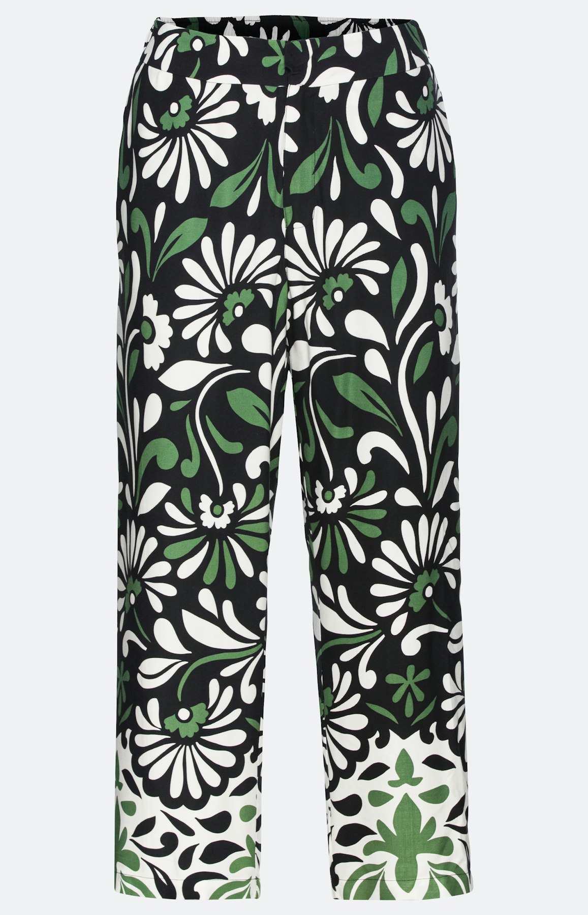 7/8 culotte met bloemenprint