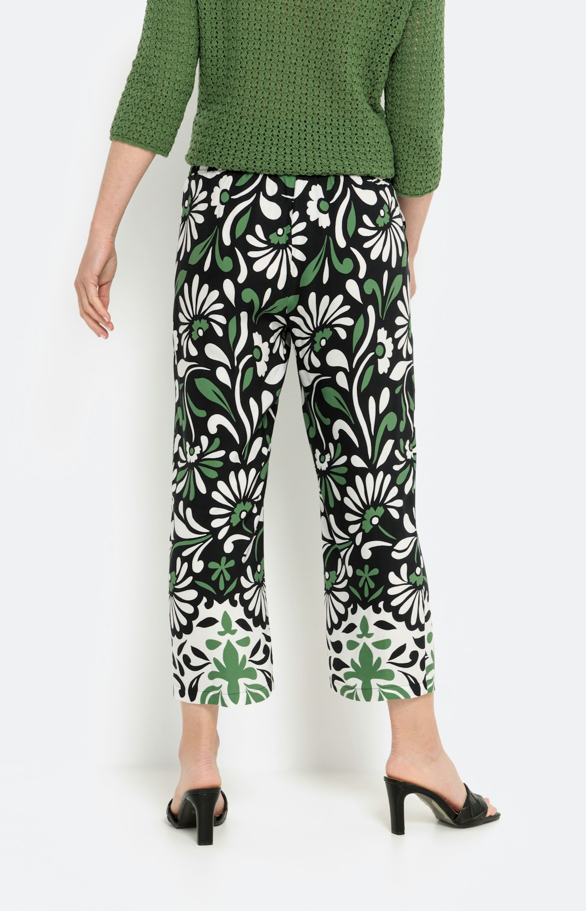 7/8 culotte met bloemenprint
