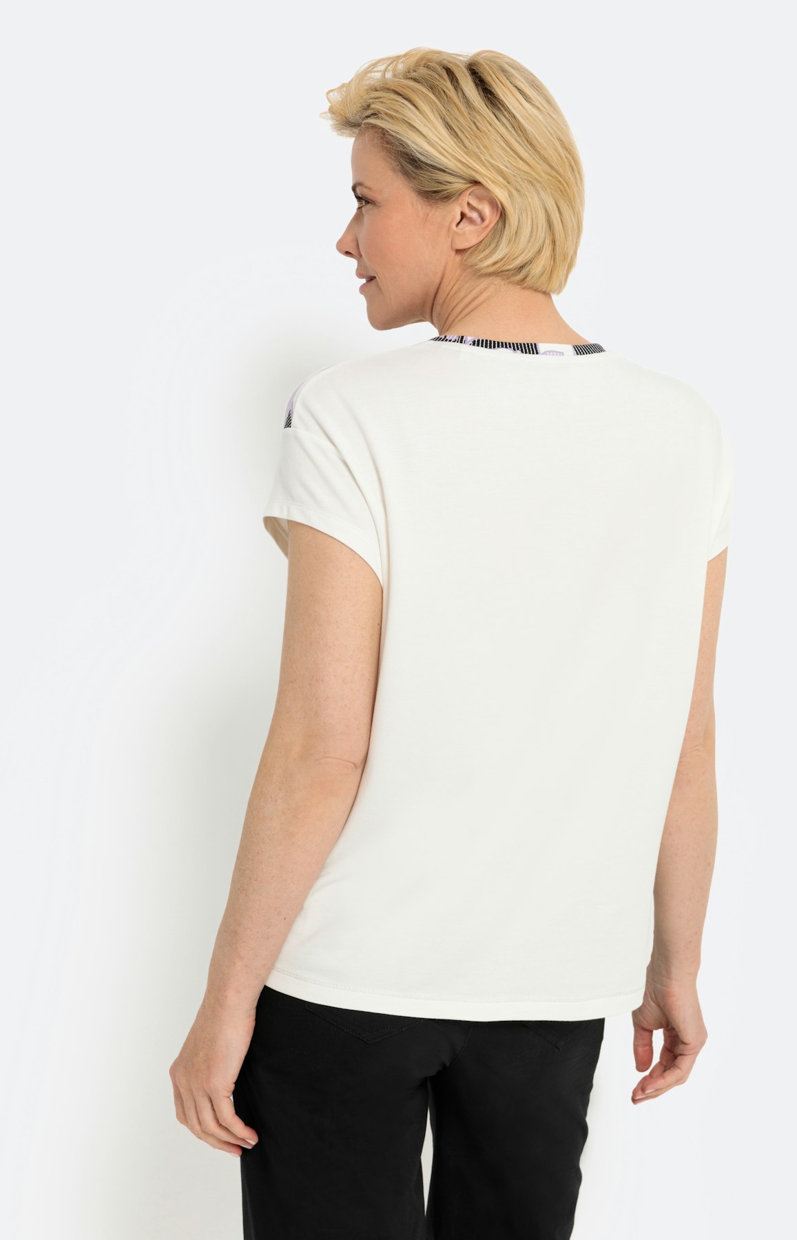 Shirt met korte mouwen en frontprint