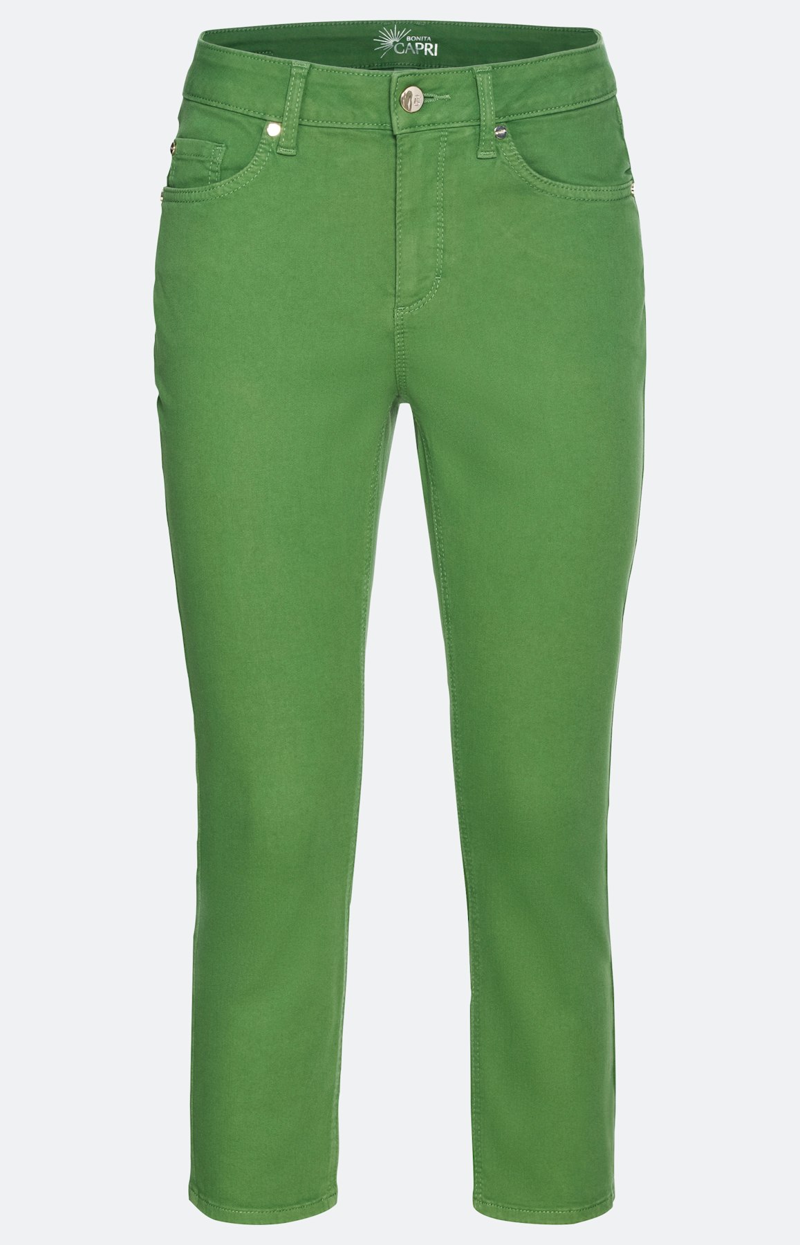 Capri-jeans, groen
