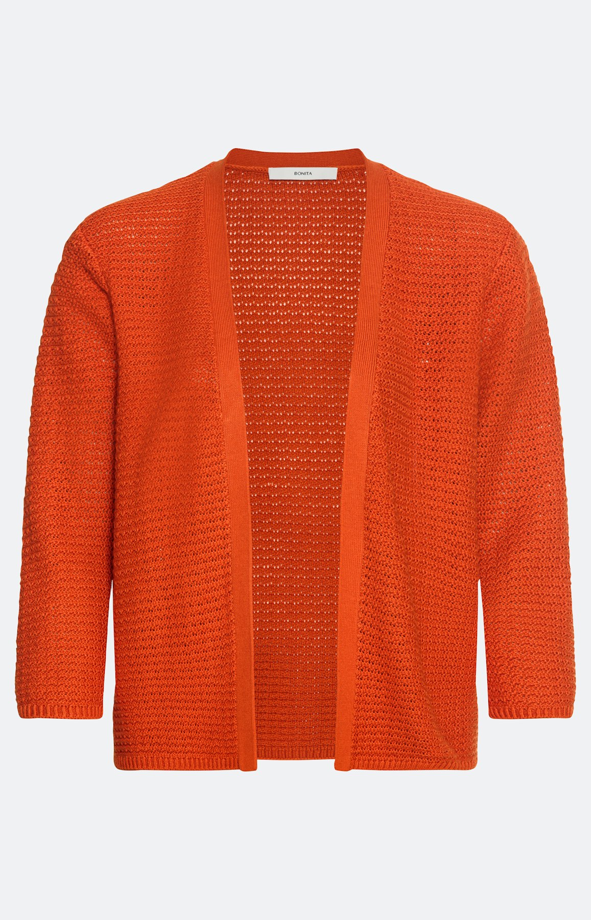 Open vest met 3/4-mouwen