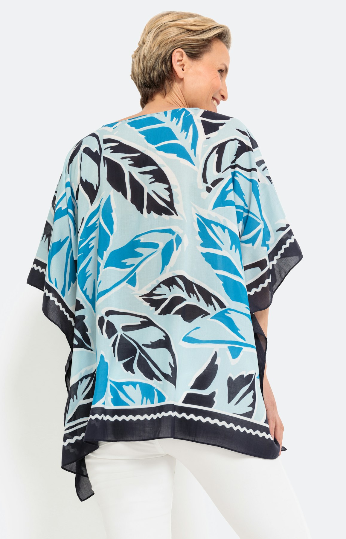 Lichte tuniek, modal, turquoise