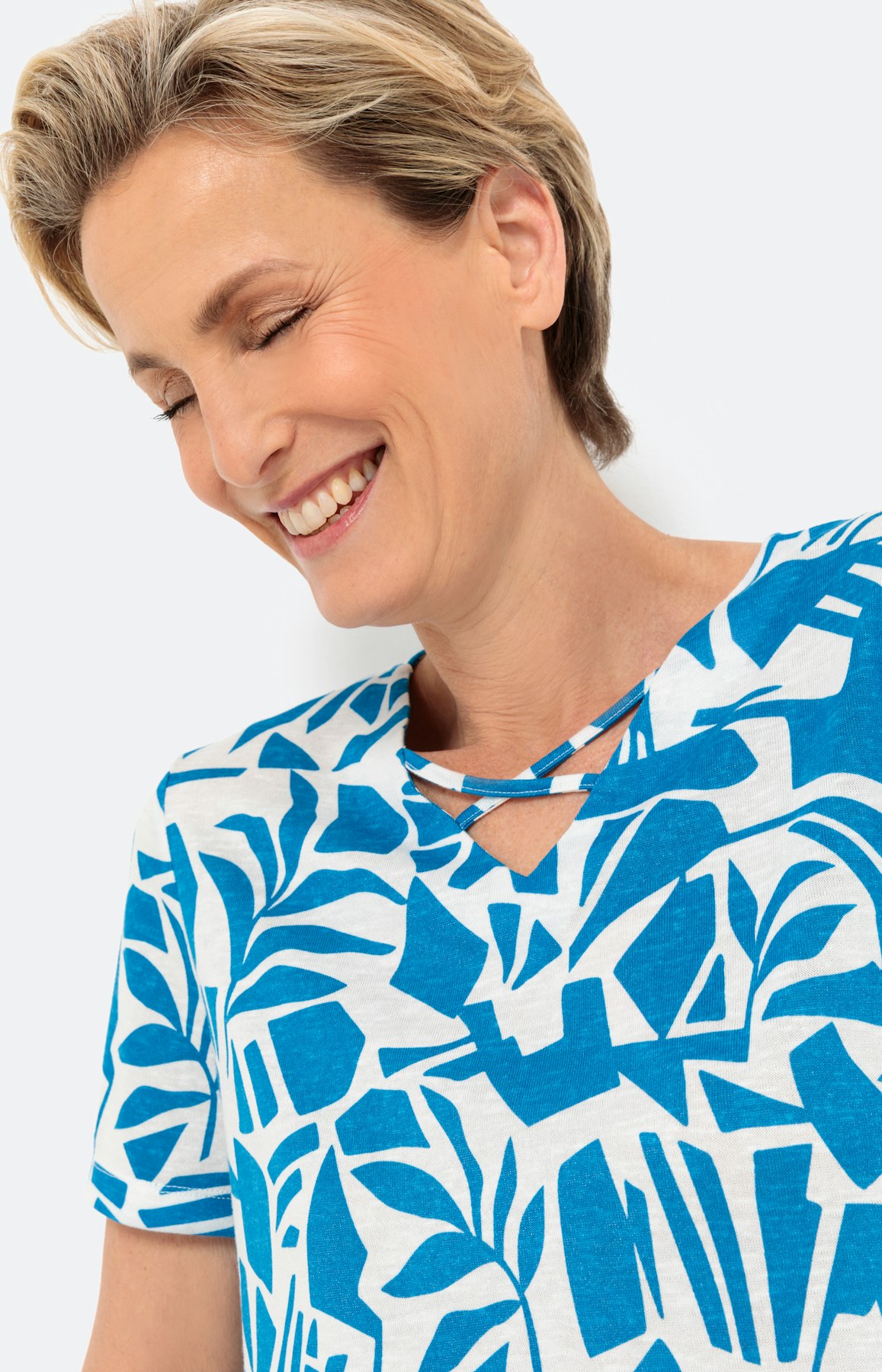 T-shirt met korte mouwen en print