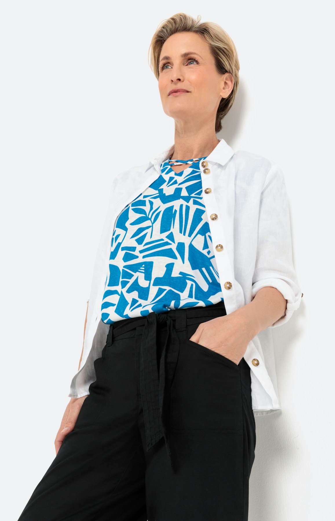 T-shirt met korte mouwen en print