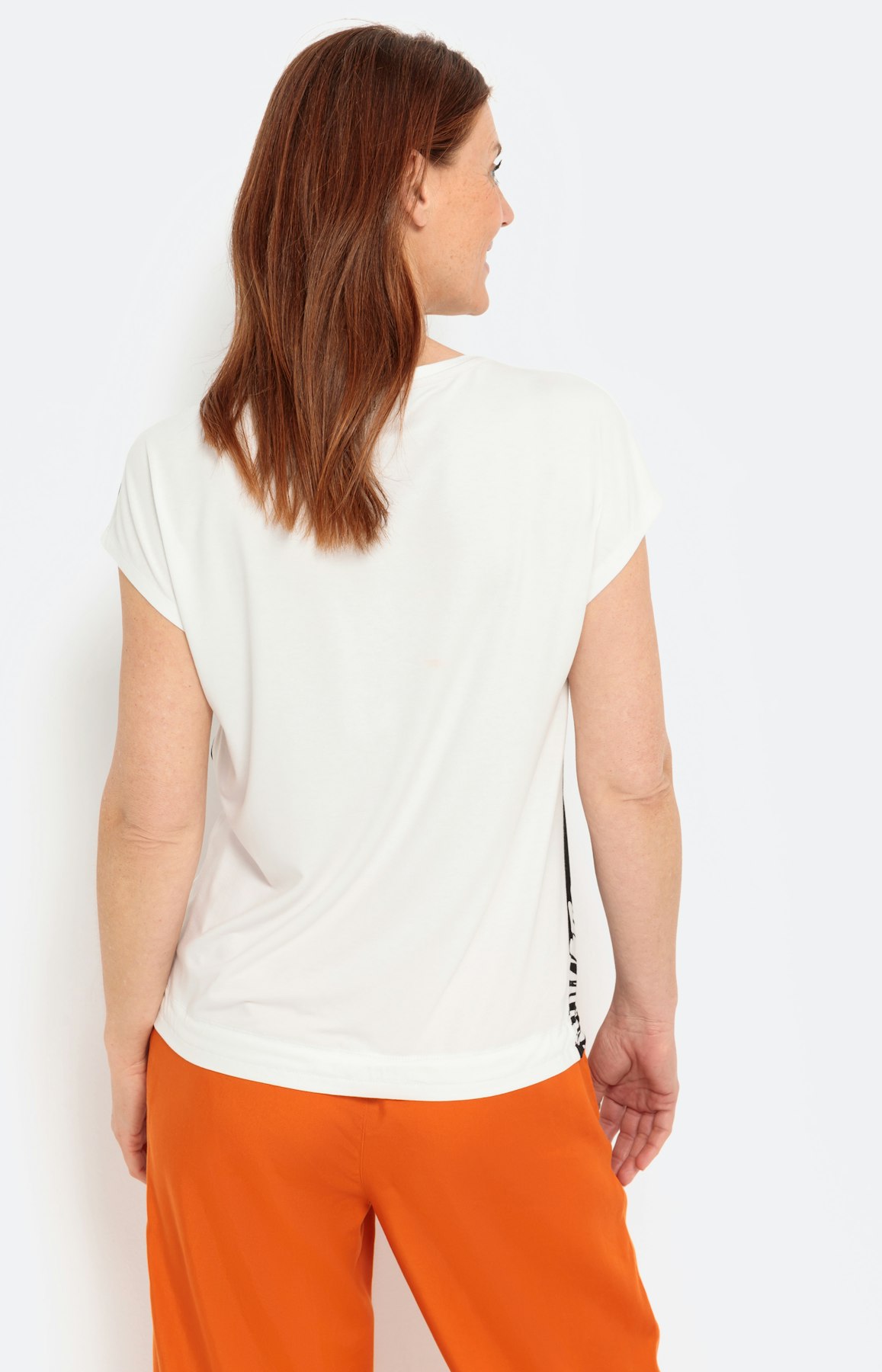 Shirt met korte mouwen en frontprint