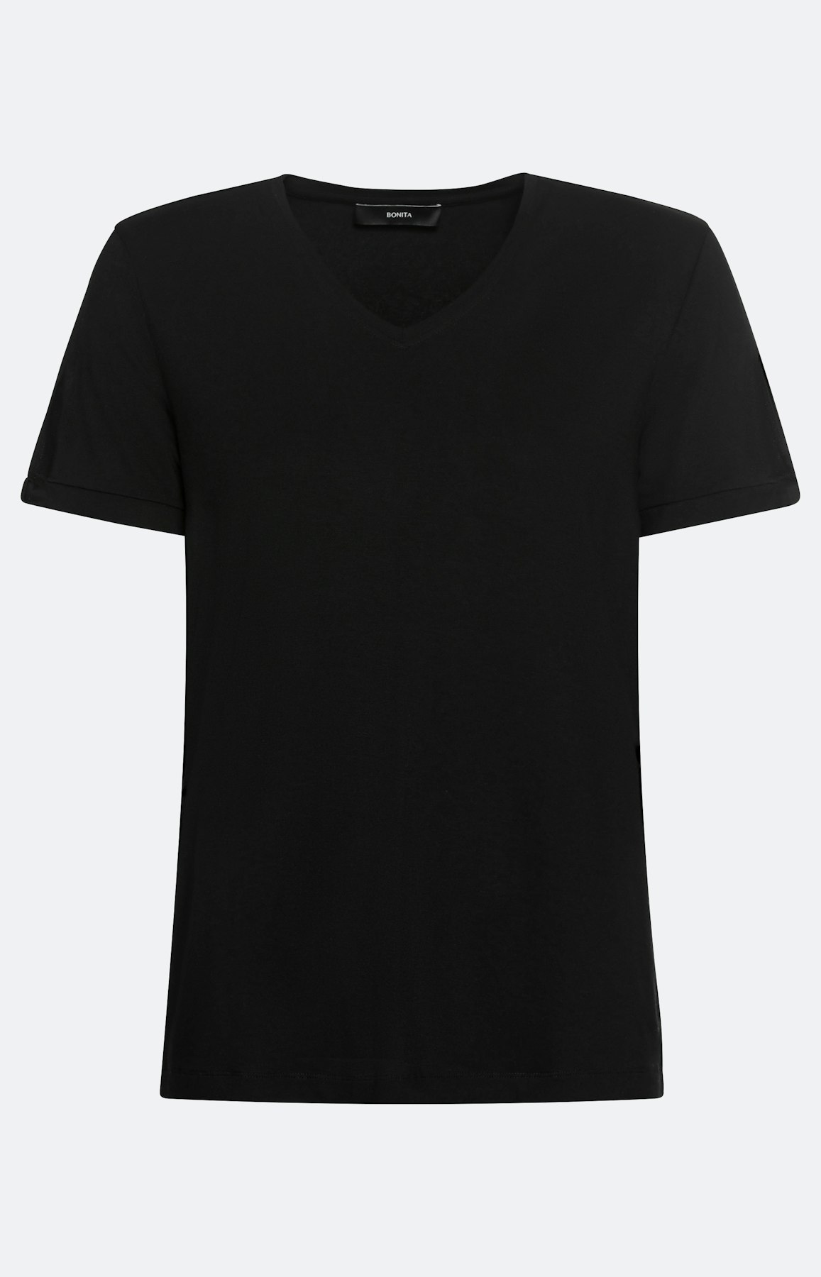 T-shirt met korte mouwen en knoopdetail