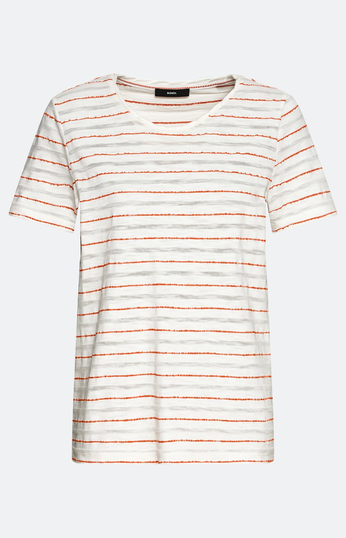 Gestreept T-shirt met korte mouwen