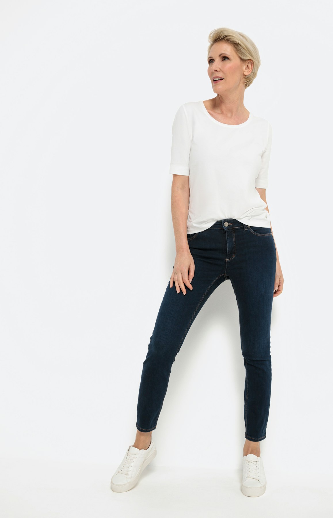 Jeans schmale Form 28inch blau