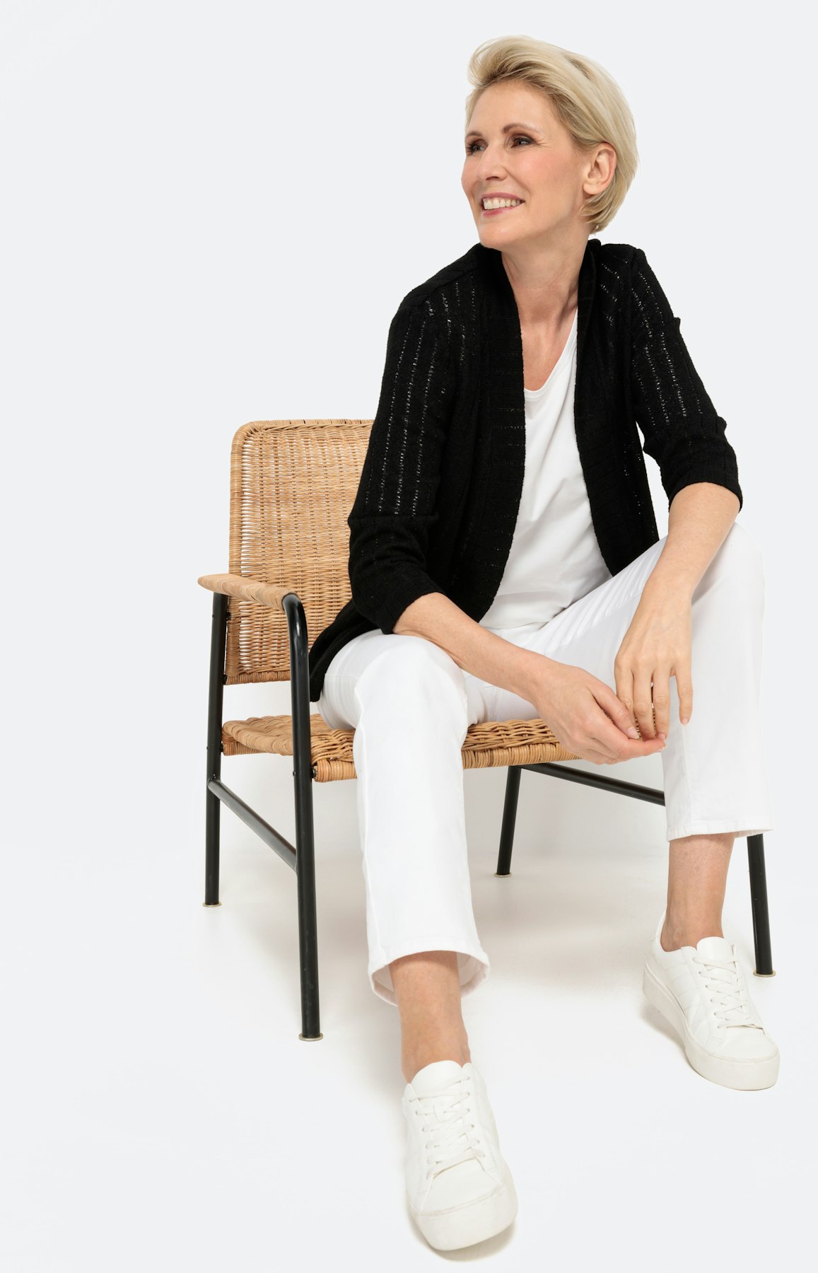 Gerade Jeans Doro 30inch weiß