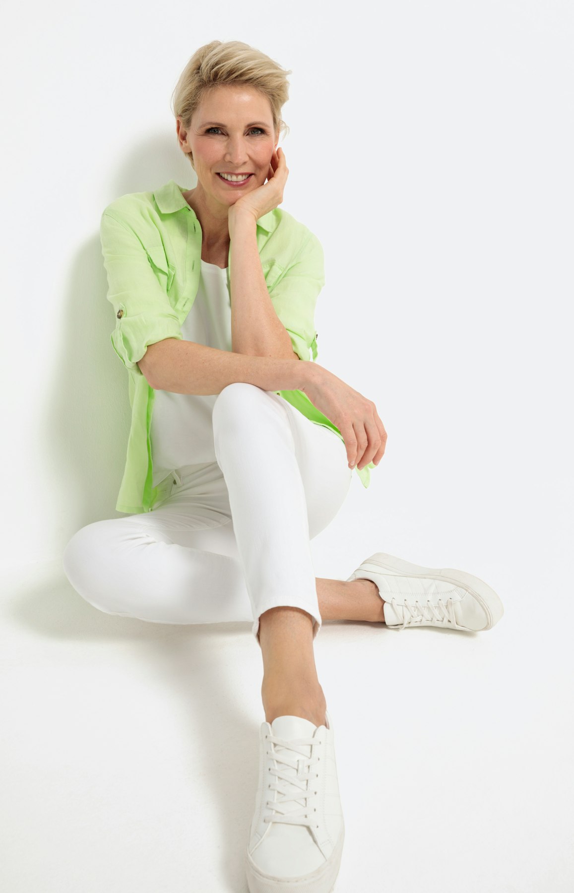 Slim-fit-jeans Dana 28inch wit