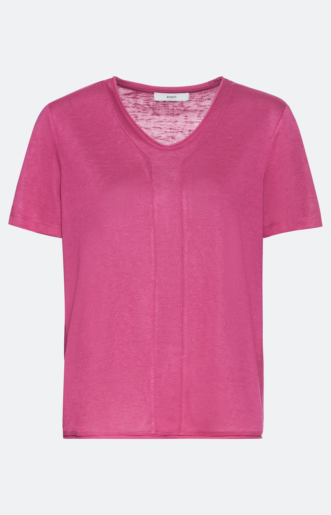 Unifarbenes T-Shirt mit Kurzarm