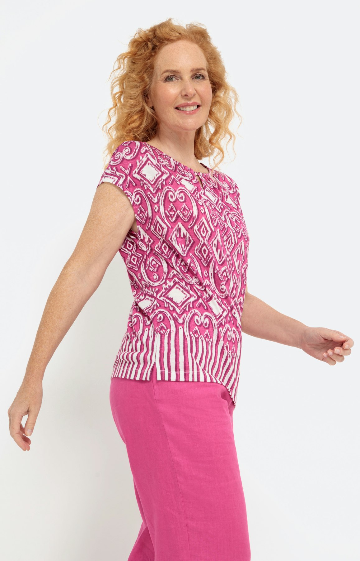 Shirt met korte mouwen en print